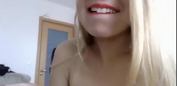  XGIRL.CAM -The blonde took off her panties and bra Part07
